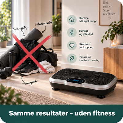 Du slipper for turen til fitness